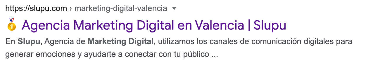snippet seo local