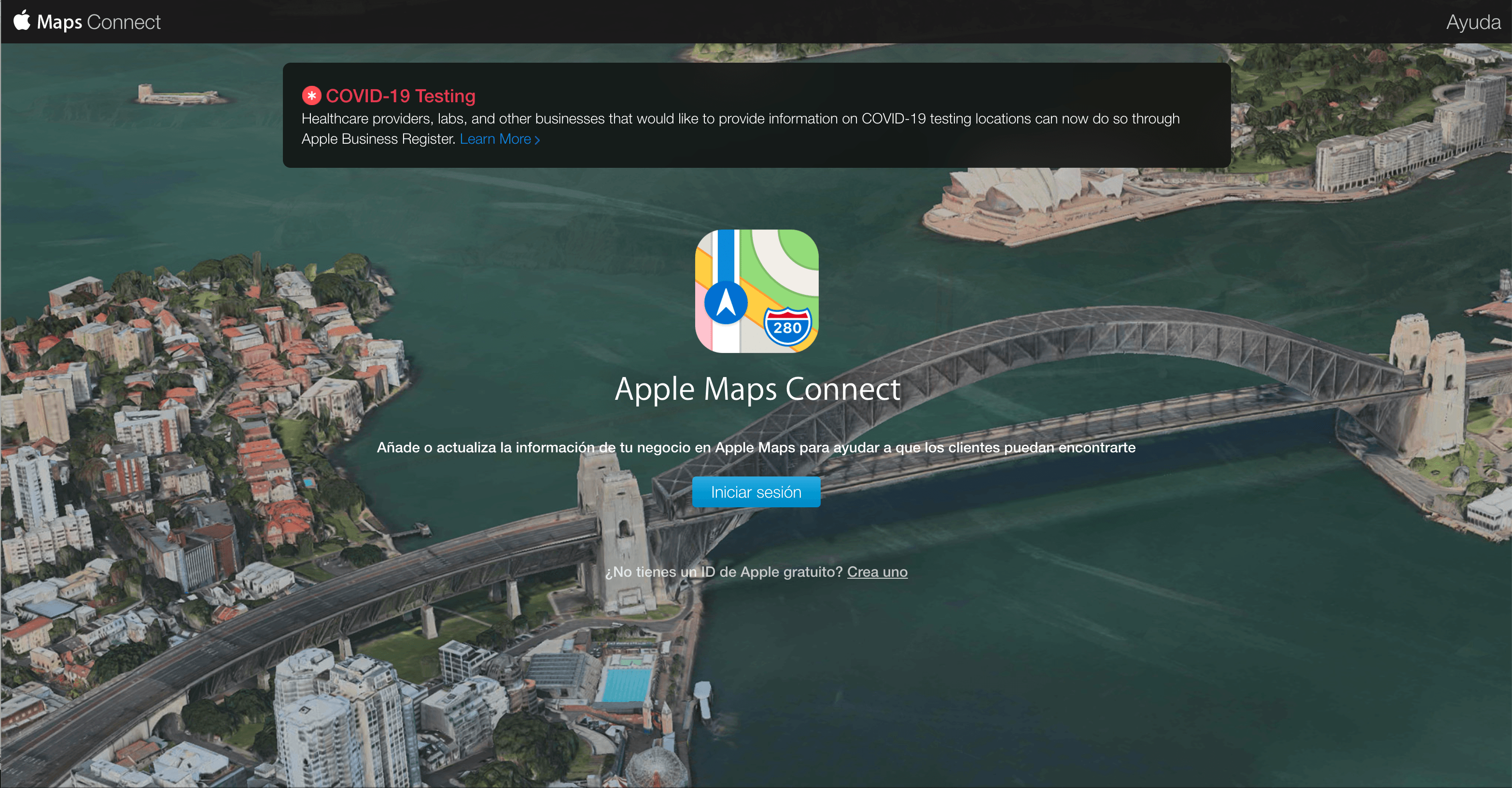 apple maps connect 
