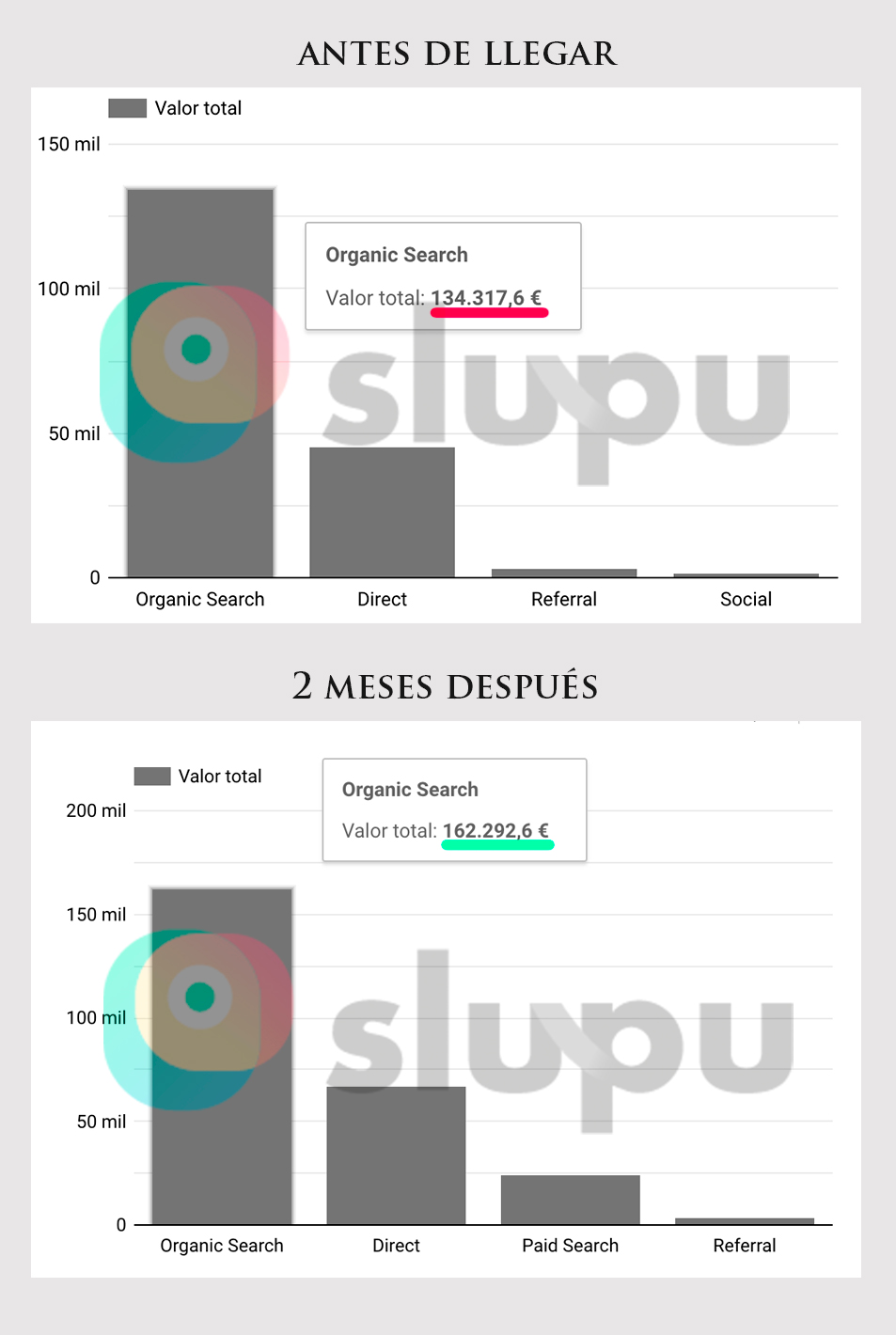 SLUPU – Agencia de marketing digital Mejora monetaria del seo
